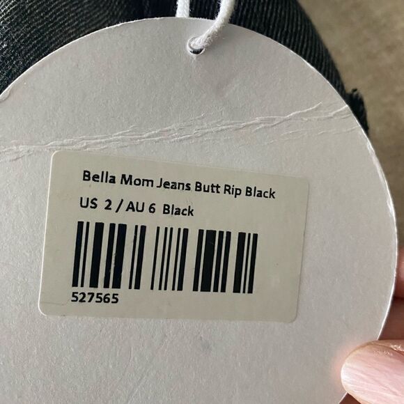 NWT Princess Polly Bella Mom butt rip jeans 2 - Picture 7 of 10